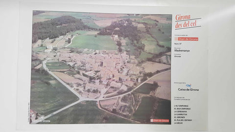 Lamina num 97 Girona des del cel: Municipi Madremanya (Comarca Gironès - Girona)