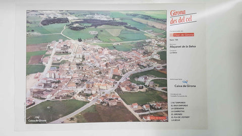 Lamina num 100 Girona des del cel: Municipi Maçanet de la Selva (Comarca La Selva - Girona)