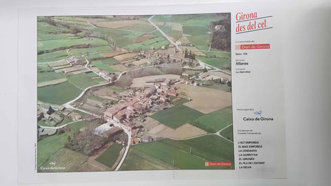 Lamina num 104 Girona des del cel: Municipi Mieres (Comarca La Garrotxa - Girona)