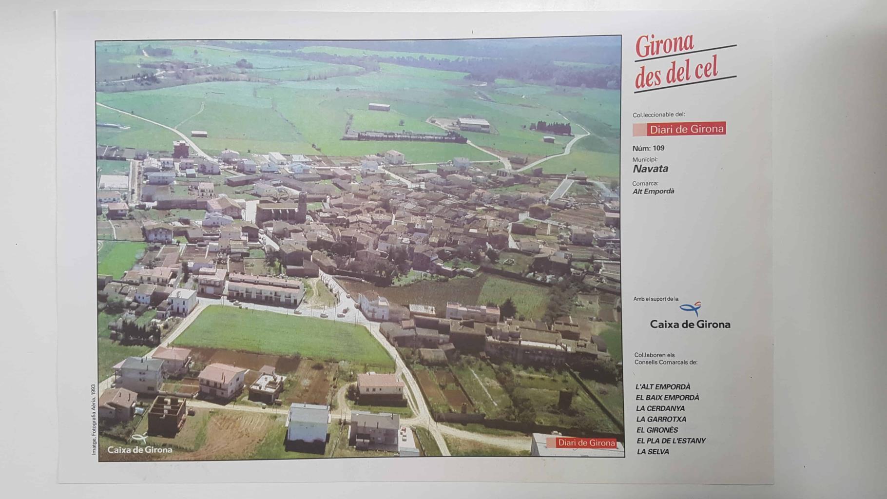 Lamina num 109 Girona des del cel: Municipi Navata (Alt Empordà - Girona)