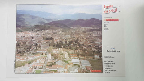 Lamina num 111 Girona des del cel: Municipi Olot (Comarca Garrotxa - Girona)