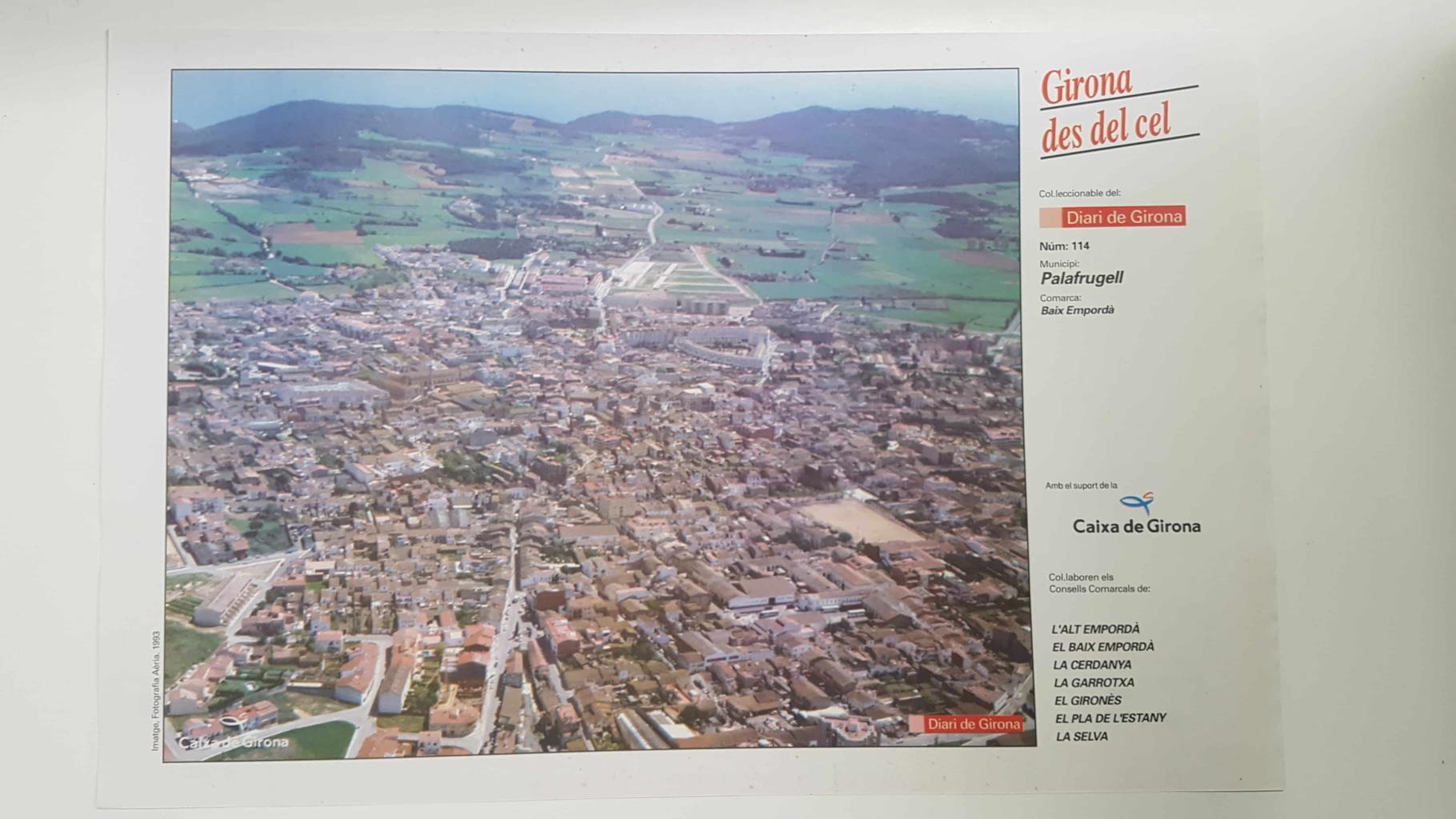 Lamina num 114 Girona des del cel: Municipi Palafrugell (Comarca Baix Empordà - Girona)