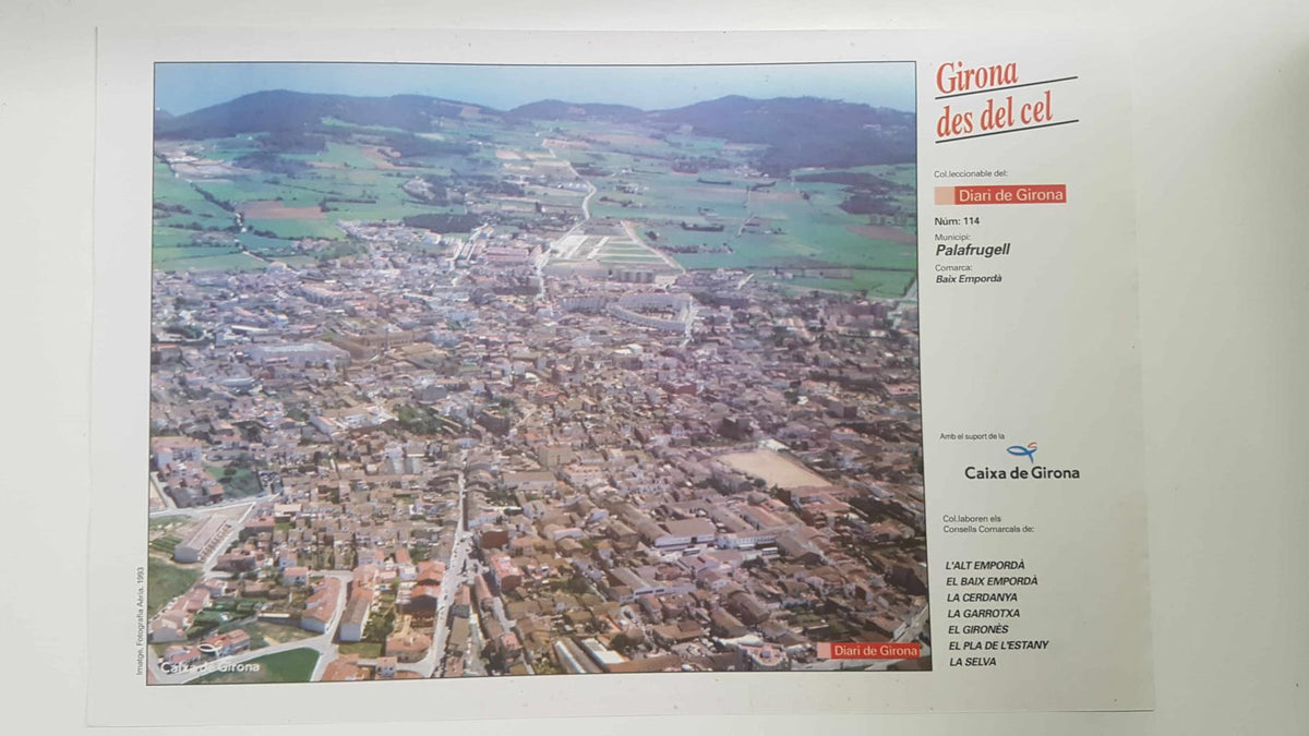 Lamina num 114 Girona des del cel: Municipi Palafrugell (Comarca Baix Empordà - Girona)