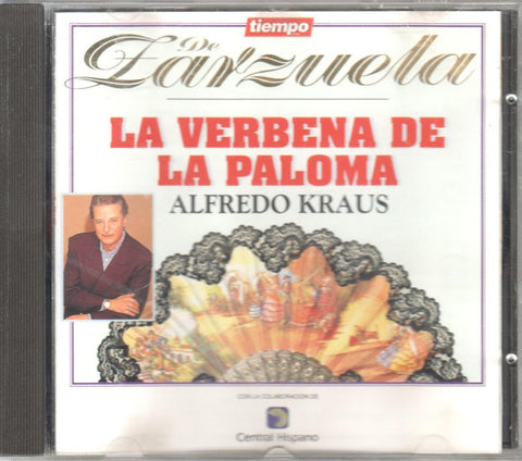 CD Musica: Alfredo Kraus: De Zarzuela - La verbena de la paloma