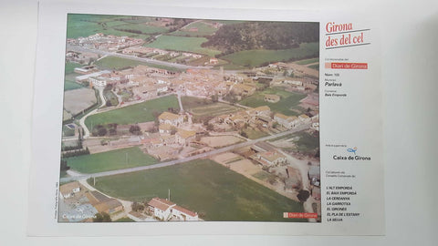 Lamina num 122 Girona des del cel: Municipi Parlavà (Comarca Baix Empordà - Girona)