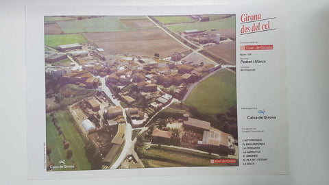 Lamina num 124 Girona des del cel: Municipi Pedret i Marzà (Comarca Alt Empordà - Girona)