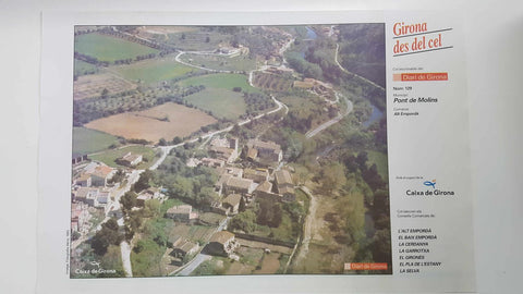 Lamina num 129 Girona des del cel: Municipi Pont de Molins (Comarca Alt Empordà - Girona)