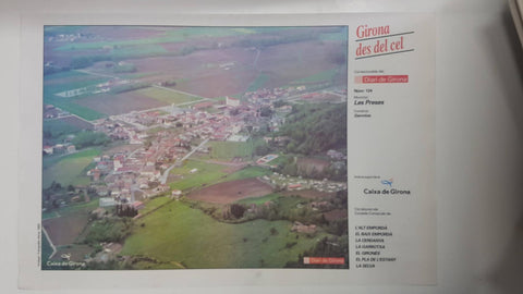 Lamina num 134 Girona des del cel: Municipi Les Preses (Comarca Garrotxa - Girona)