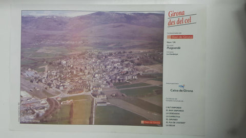 Lamina num 135 Girona des del cel: Municipi Puigcerdà (Comarca La Cerdenya - Girona)