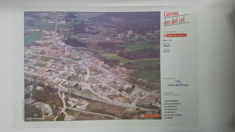 Lamina num 136 Girona des del cel: Municipi Quart (Comarca Gironès - Girona)