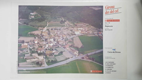 Lamina num 139 Girona des del cel: Municipi Regencós (Comarca Baix Empordà - Girona)