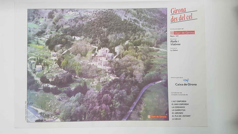 Lamina num 141 Girona des del cel: Municipi Riells i Viabrea (Comarca La Selva - Girona)