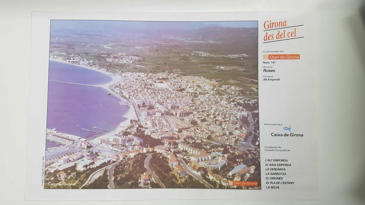 Lamina num 147 Girona des del cel: Municipi Roses (Comarca Alt Empordà - Girona)