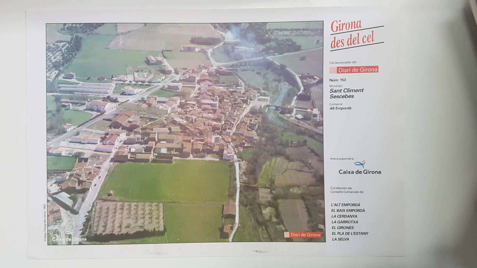 Lamina num 153 Girona des del cel: Sant Climent Sescebes (Comarca Alt Empordà - Girona)