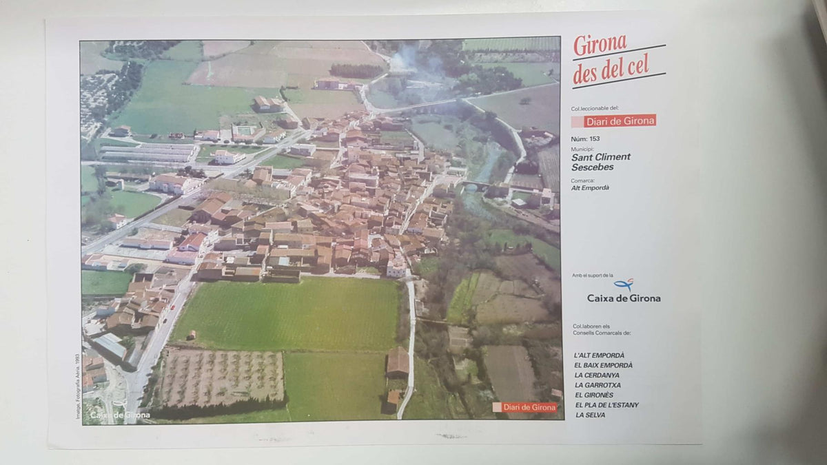 Lamina num 153 Girona des del cel: Sant Climent Sescebes (Comarca Alt Empordà - Girona)