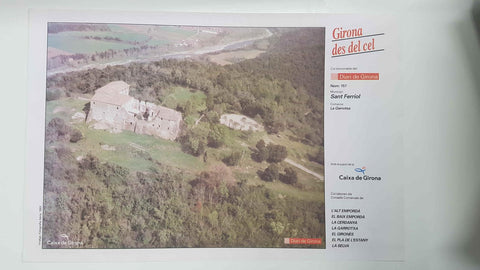 Lamina num 157 Girona des del cel: Sant Ferriol (Comarca La Garrotxa - Girona)