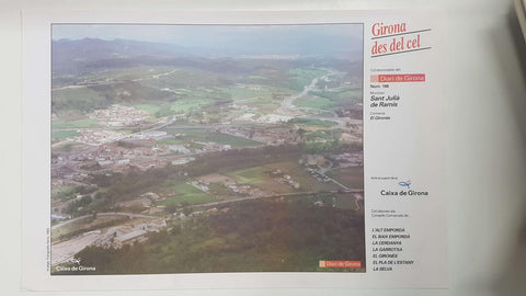 Lamina num 166 Girona des del cel: Sant Julià de Ramis (Comarca El Gironès - Girona)