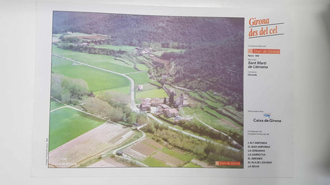 Lamina num 168 Girona des del cel: Sant Martí de Llémena (Comarca Gironès - Girona)