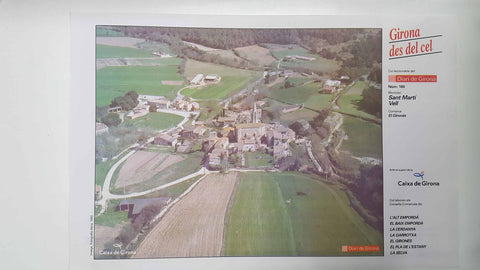 Lamina num 169 Girona des del cel: Sant Martí Vell (Comarca Gironès - Girona)