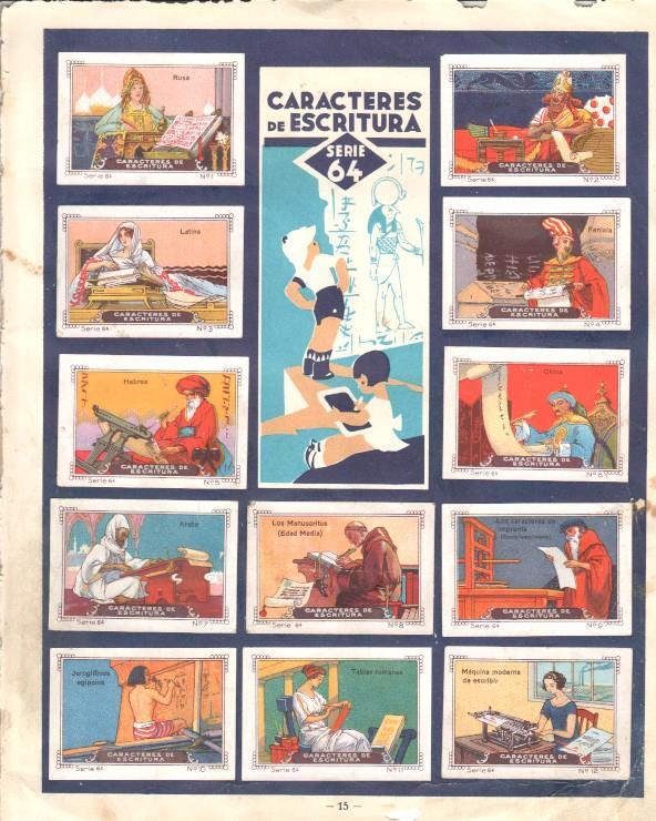 Pagina Album cromos: Mi Album Nestle - Series 64/65