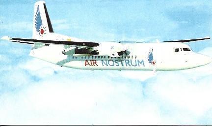 POSTAL A2189: Air Nostrum, Fokker 50