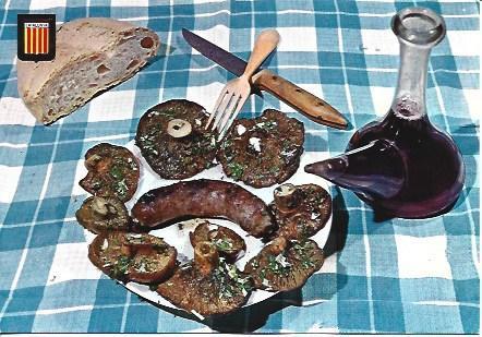 POSTAL A2183: Butifarra amb bolets