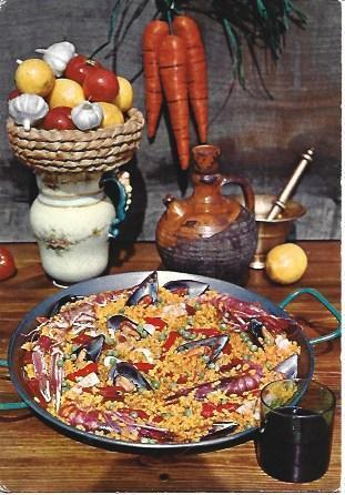 POSTAL A2167: Paella levantina