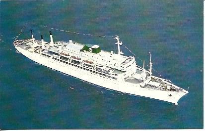 POSTAL A2201: Barco para enlazar Argentina y Brasil