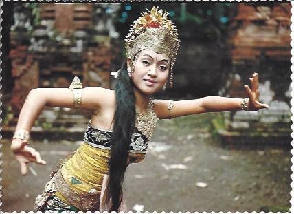 POSTAL A2222: Chica de Bali