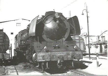 POSTAL A2210: Locomotora en Zaragoza