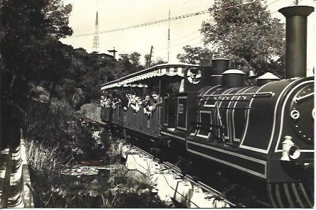 POSTAL A2215: Tren miniatura del Tibidabo