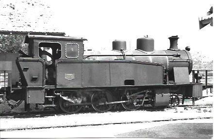 POSTAL A2216: Locomotora en Benidorm