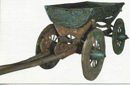 POSTAL A2164: Carro vikingo de Oseberg