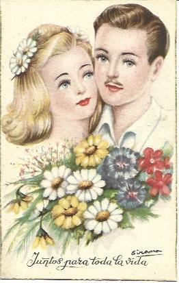 POSTAL A2098: Juntos para toda la vida