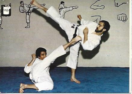 POSTAL A2105: Serie Karate, Mawashi Geri