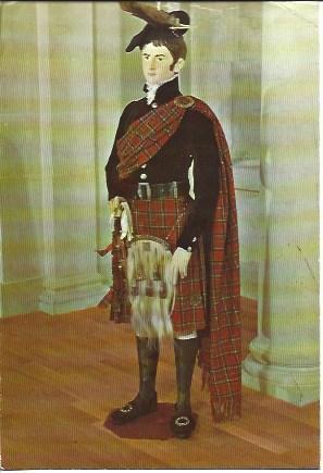 POSTAL A2157: Unifornme de la Royal Stuart Tartan