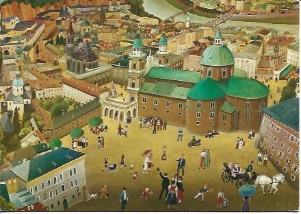POSTAL A2133: Salzburg, por Maria de Posz