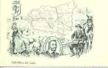 POSTAL A2336: España. Leon