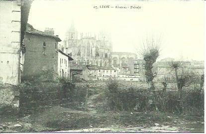 POSTAL A2333: Afueras de Leon
