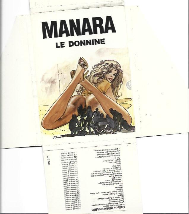 POSTAL A2341: Estuche de la colección de Manara. Le Donnine