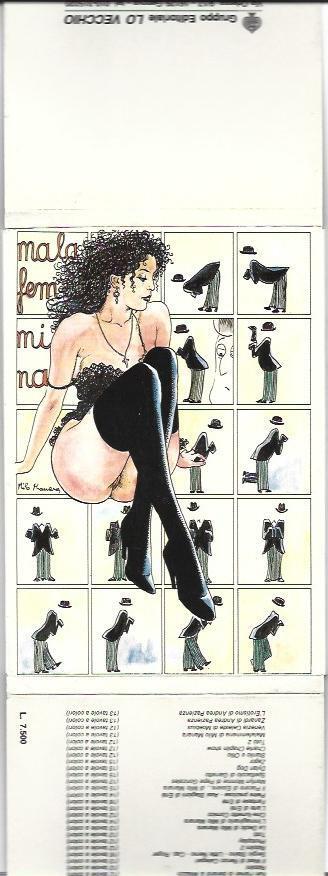 POSTAL A2373: Estuche de la colección Mala Femina po Manara