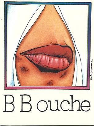 POSTAL A2354: B Bouche