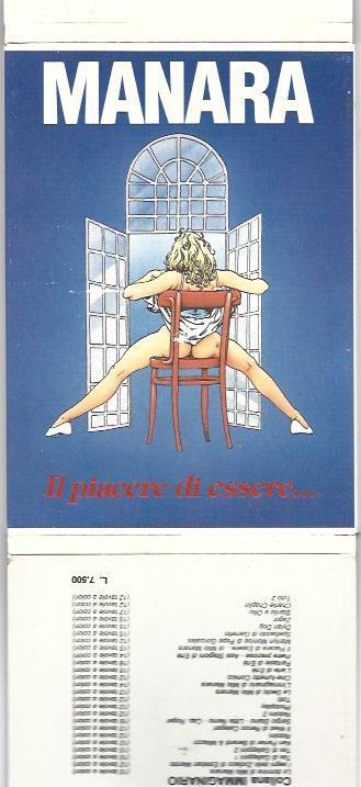 POSTAL A2357: Estuche de la colección de Manara. Il piacere di essere