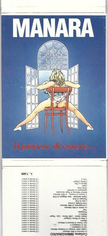 POSTAL A2357: Estuche de la colección de Manara. Il piacere di essere