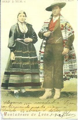 POSTAL A2270: Montañeses de Leon