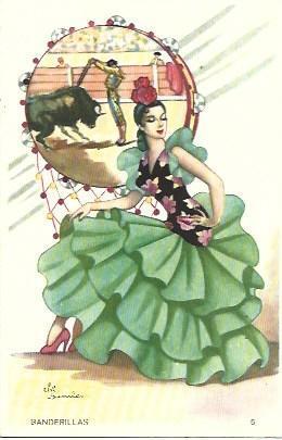 POSTAL A2240: Banderillas