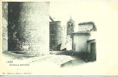 POSTAL A2299: Muralla antigua de Leon