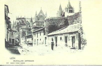 POSTAL A2305: Leon. Murallas antiguas