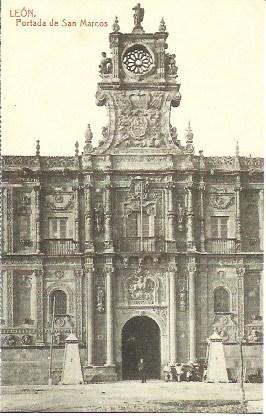 POSTAL A2283: Portada de San Marcos de Leon