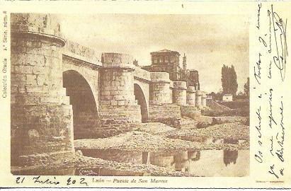 POSTAL A2284: Puente de San Marcos de Leon